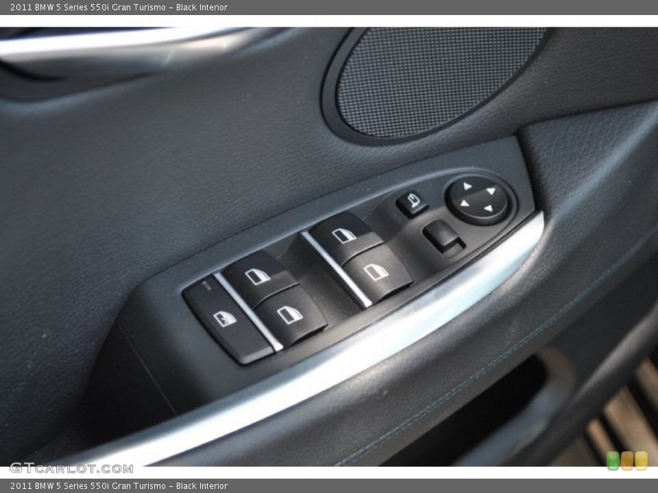Black Interior Controls for the 2011 BMW 5 Series 550i Gran Turismo #50226942