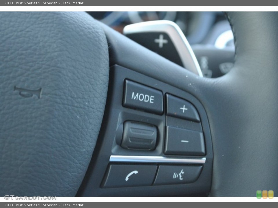 Black Interior Controls for the 2011 BMW 5 Series 535i Sedan #50227884