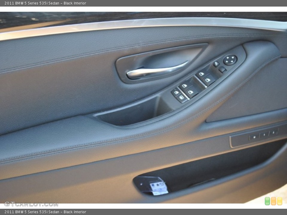 Black Interior Door Panel for the 2011 BMW 5 Series 535i Sedan #50227926