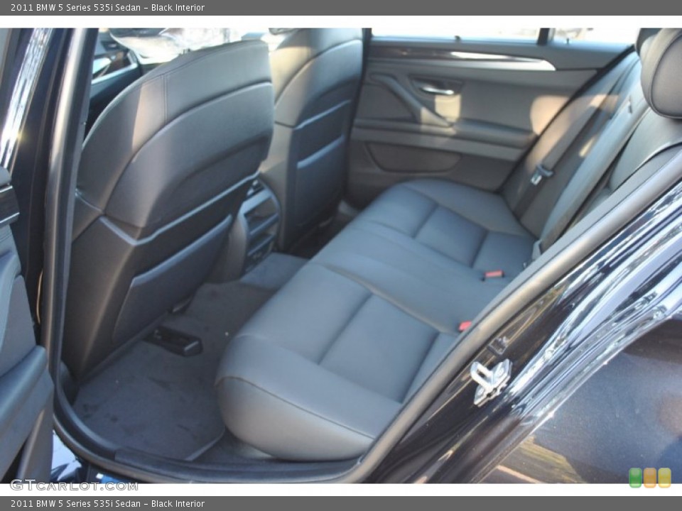 Black Interior Photo for the 2011 BMW 5 Series 535i Sedan #50227944