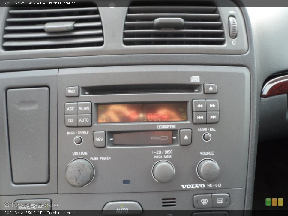 Graphite Interior Controls for the 2001 Volvo S60 2.4T #50228340