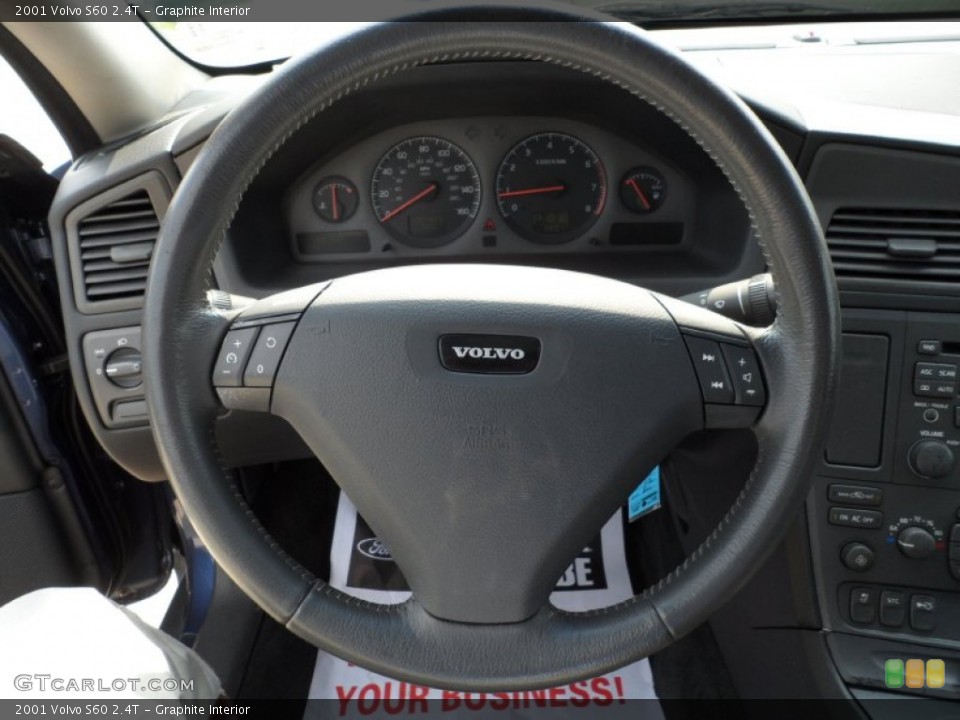Graphite Interior Steering Wheel for the 2001 Volvo S60 2.4T #50228361