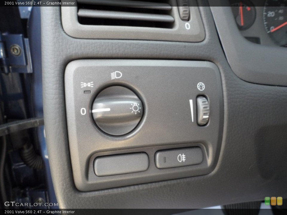 Graphite Interior Controls for the 2001 Volvo S60 2.4T #50228385