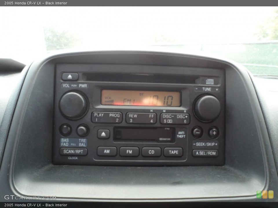 Black Interior Controls for the 2005 Honda CR-V LX #50230125