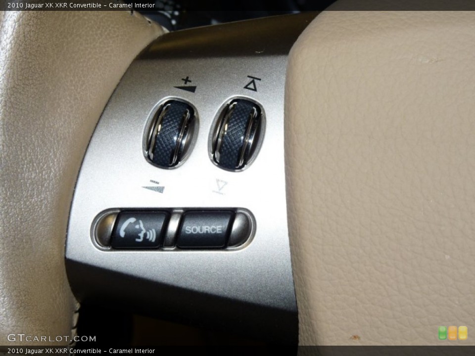 Caramel Interior Controls for the 2010 Jaguar XK XKR Convertible #50231902