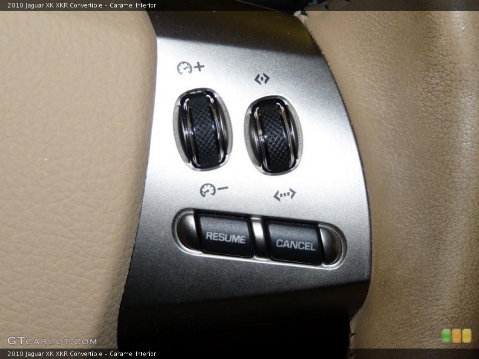 Caramel Interior Controls for the 2010 Jaguar XK XKR Convertible #50231917
