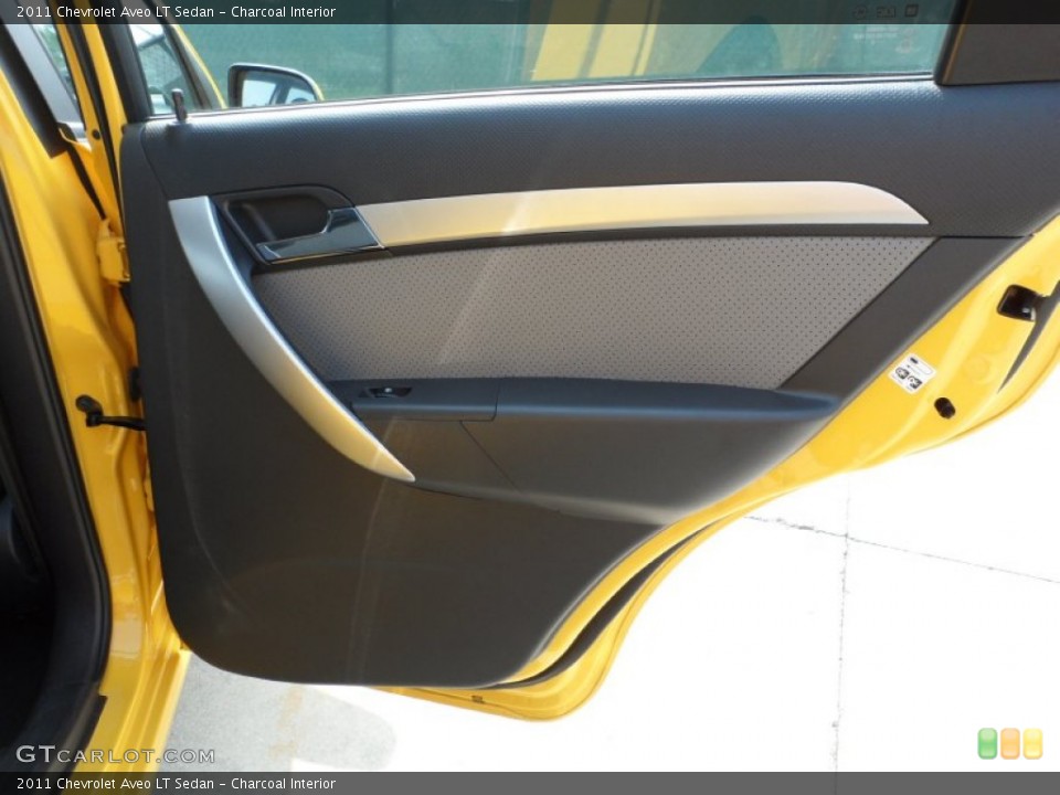 Charcoal Interior Door Panel for the 2011 Chevrolet Aveo LT Sedan #50232613