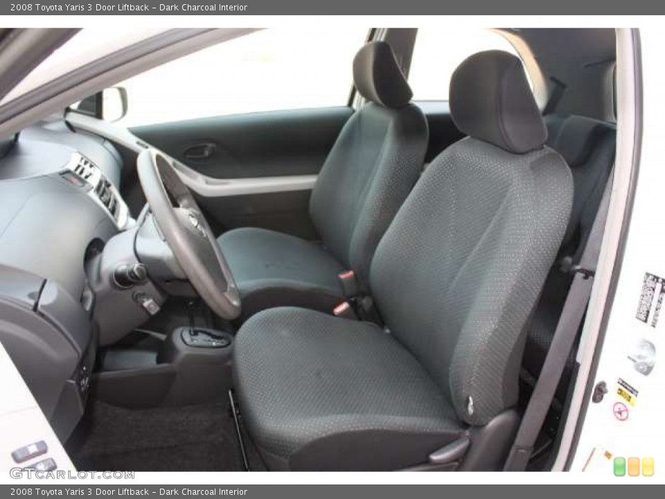Dark Charcoal Interior Photo for the 2008 Toyota Yaris 3 Door Liftback #50234977