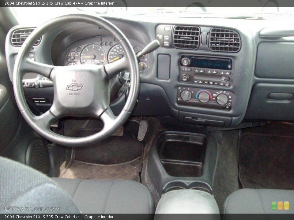 Graphite Interior Dashboard for the 2004 Chevrolet S10 LS ZR5 Crew Cab 4x4 #50236687
