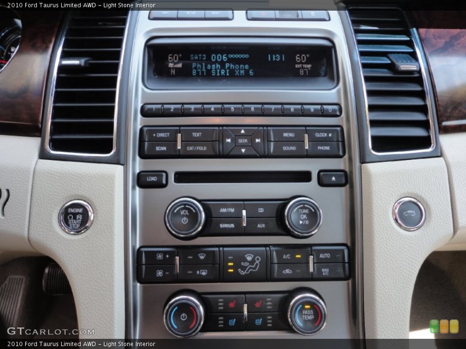 Light Stone Interior Controls for the 2010 Ford Taurus Limited AWD #50238127