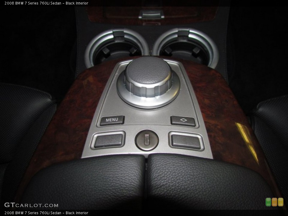Black Interior Controls for the 2008 BMW 7 Series 760Li Sedan #50242579