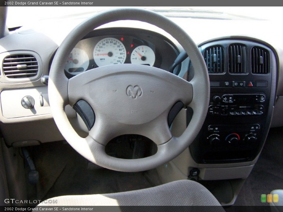 Sandstone Interior Steering Wheel for the 2002 Dodge Grand Caravan SE #50245006