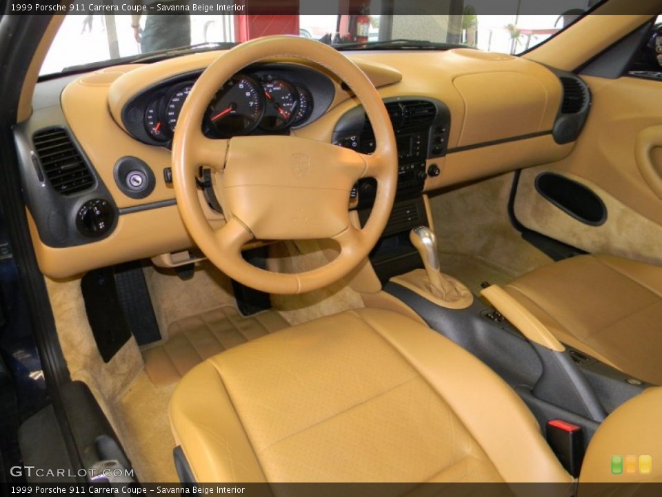 Savanna Beige Interior Photo for the 1999 Porsche 911 Carrera Coupe #50245510