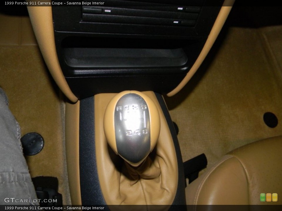 Savanna Beige Interior Transmission for the 1999 Porsche 911 Carrera Coupe #50245582