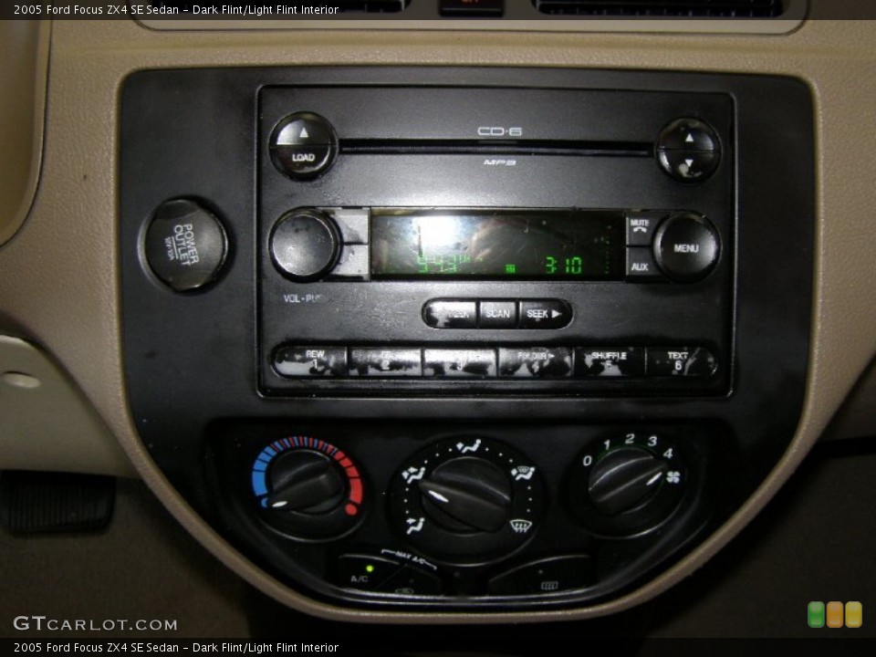 Dark Flint/Light Flint Interior Controls for the 2005 Ford Focus ZX4 SE Sedan #50247295