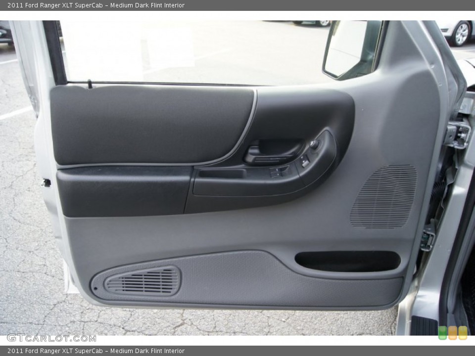 Medium Dark Flint Interior Door Panel for the 2011 Ford Ranger XLT SuperCab #50249075