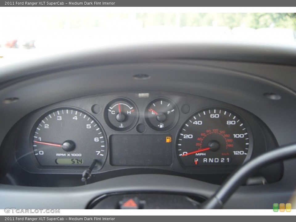 Medium Dark Flint Interior Gauges for the 2011 Ford Ranger XLT SuperCab #50249099