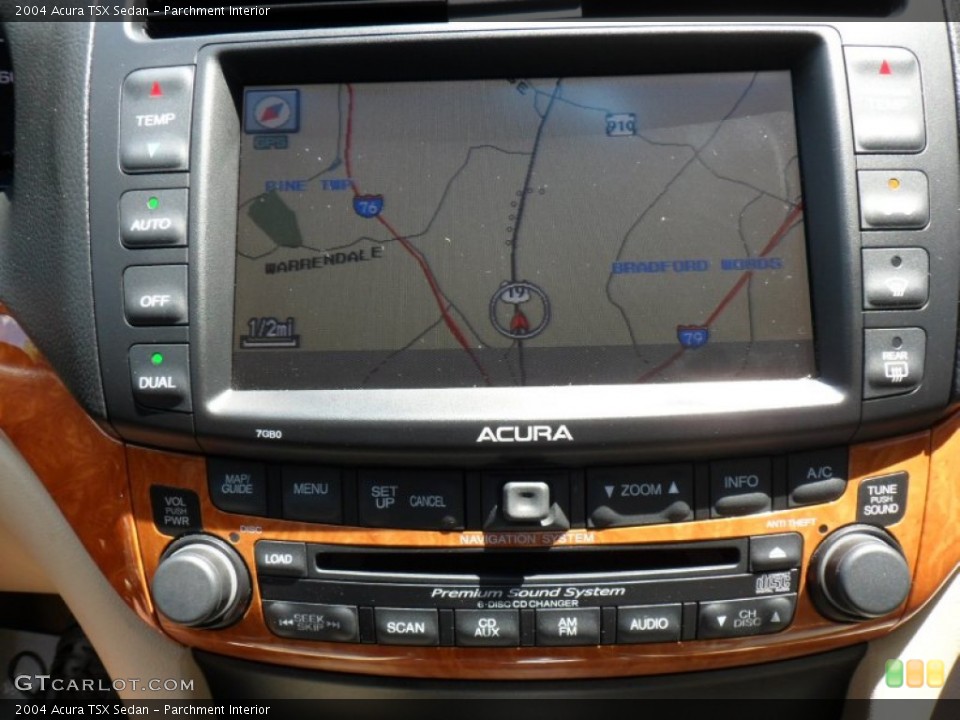 Parchment Interior Navigation for the 2004 Acura TSX Sedan #50251823