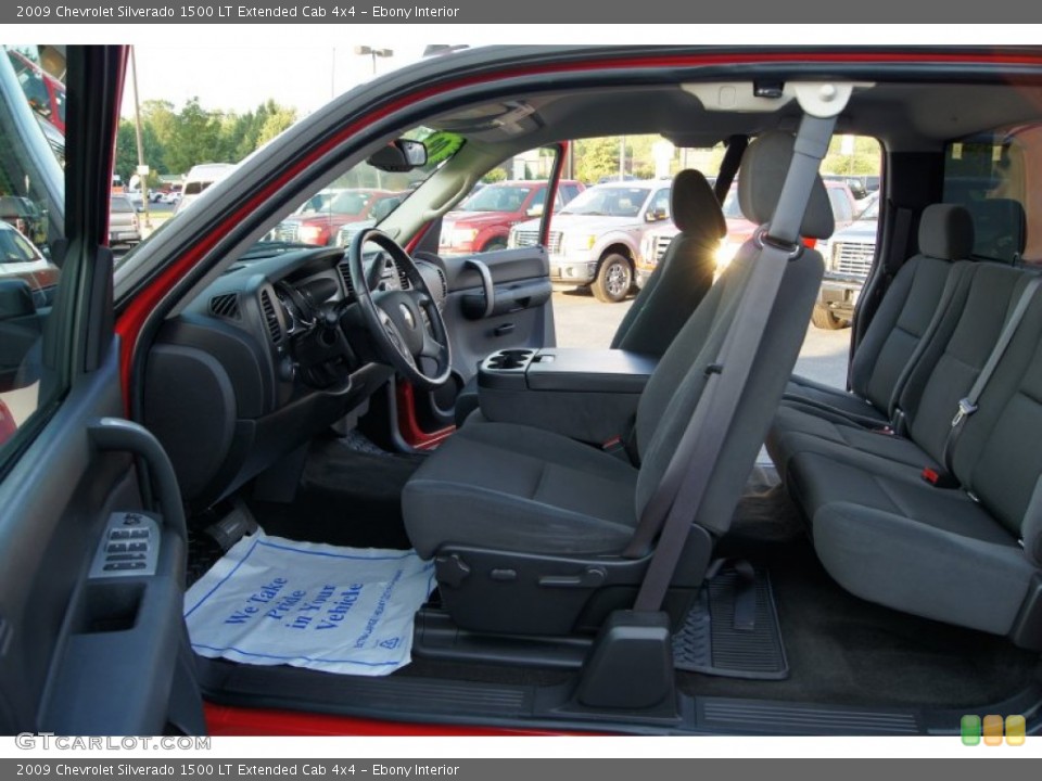 Ebony Interior Photo for the 2009 Chevrolet Silverado 1500 LT Extended Cab 4x4 #50252480