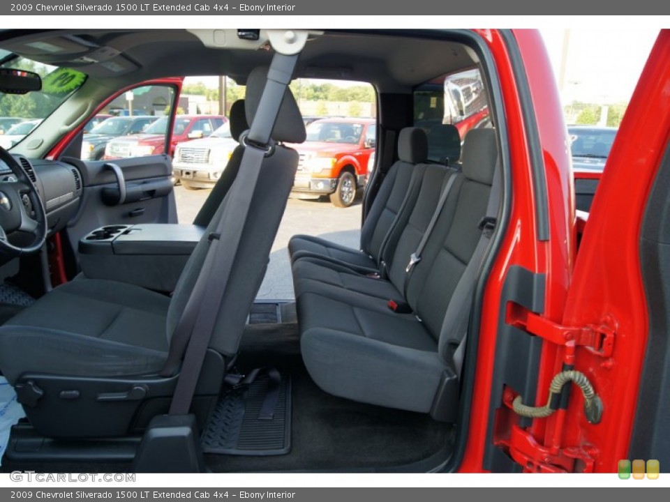Ebony Interior Photo for the 2009 Chevrolet Silverado 1500 LT Extended Cab 4x4 #50252489