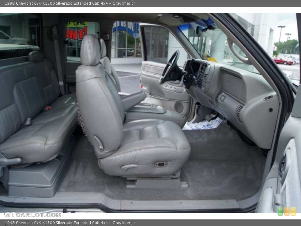 Gray Interior Photo for the 1998 Chevrolet C/K K1500 Silverado Extended Cab 4x4 #50253167
