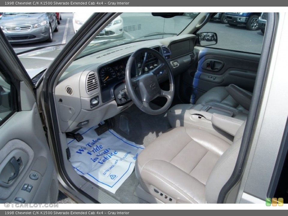 Gray Interior Photo for the 1998 Chevrolet C/K K1500 Silverado Extended Cab 4x4 #50253263