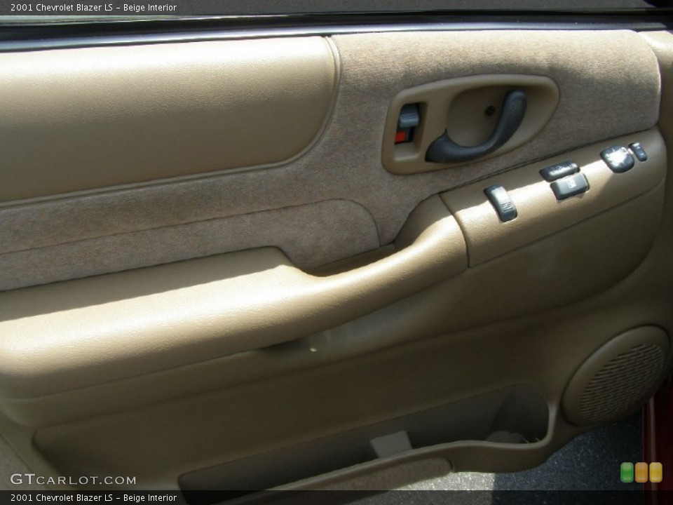 Beige Interior Door Panel for the 2001 Chevrolet Blazer LS #50256575