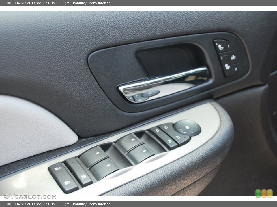 Light Titanium/Ebony Interior Controls for the 2008 Chevrolet Tahoe Z71 4x4 #50256824
