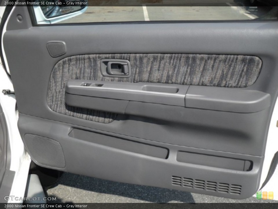 Gray Interior Door Panel for the 2000 Nissan Frontier SE Crew Cab #50256917