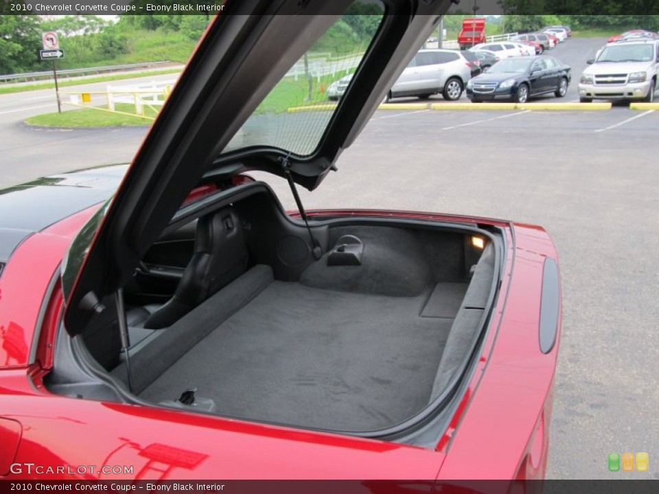 Ebony Black Interior Trunk for the 2010 Chevrolet Corvette Coupe #50260094