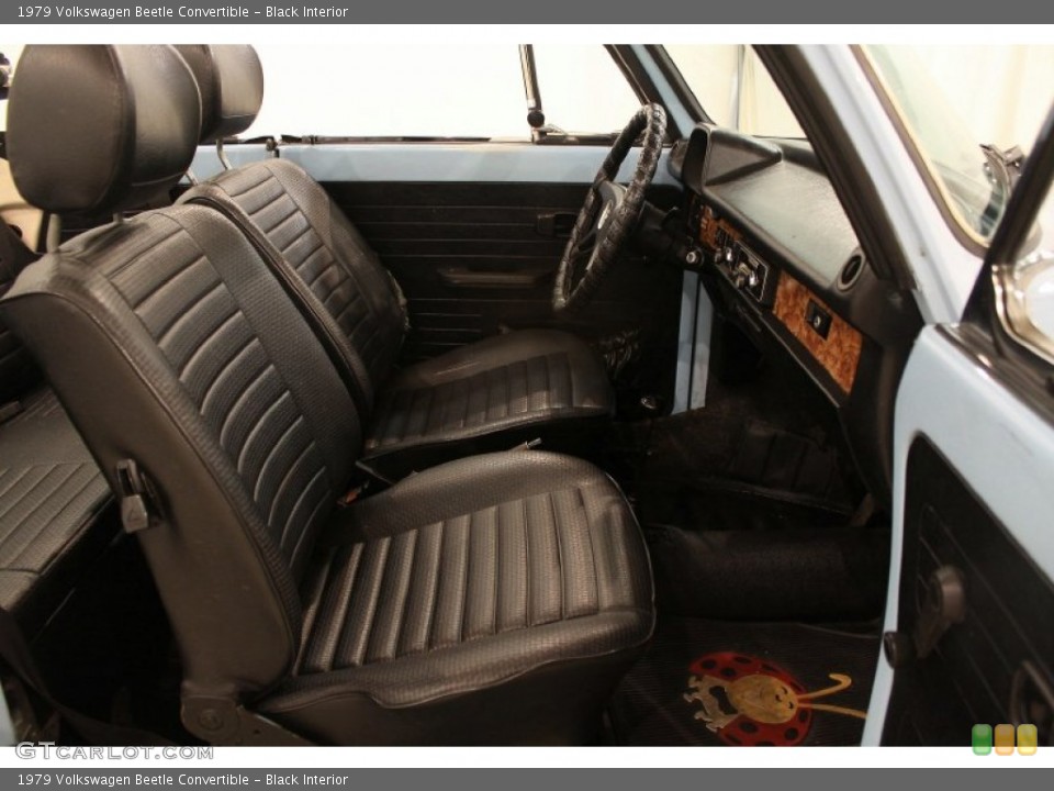 Black Interior Photo for the 1979 Volkswagen Beetle Convertible #50260859