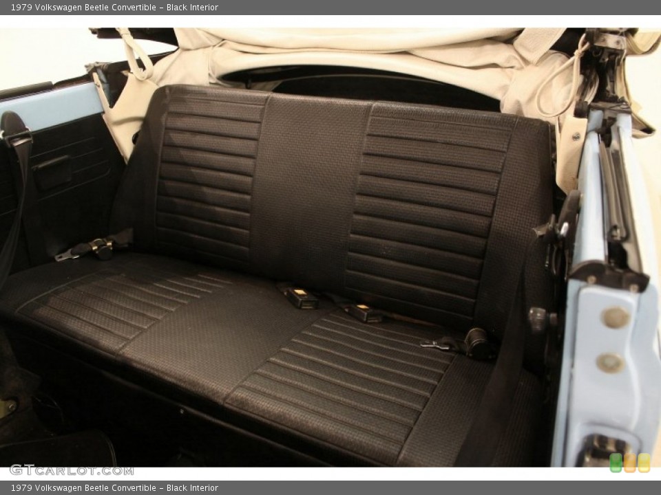 Black Interior Photo for the 1979 Volkswagen Beetle Convertible #50260886
