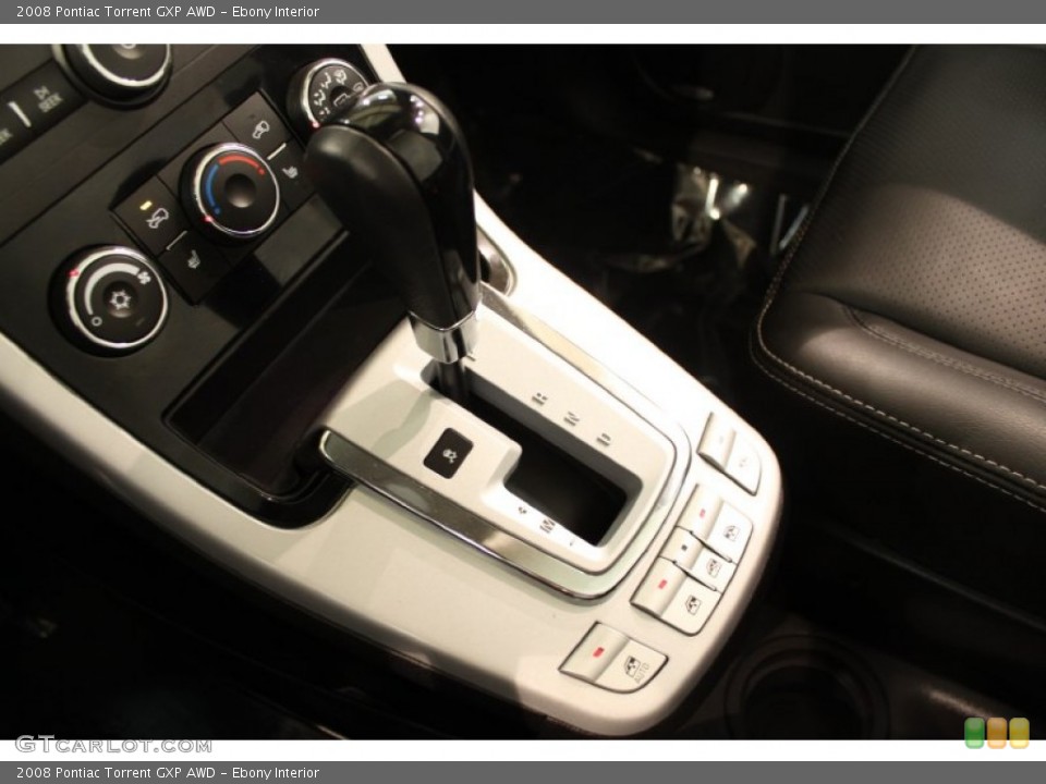 Ebony Interior Transmission for the 2008 Pontiac Torrent GXP AWD #50261201