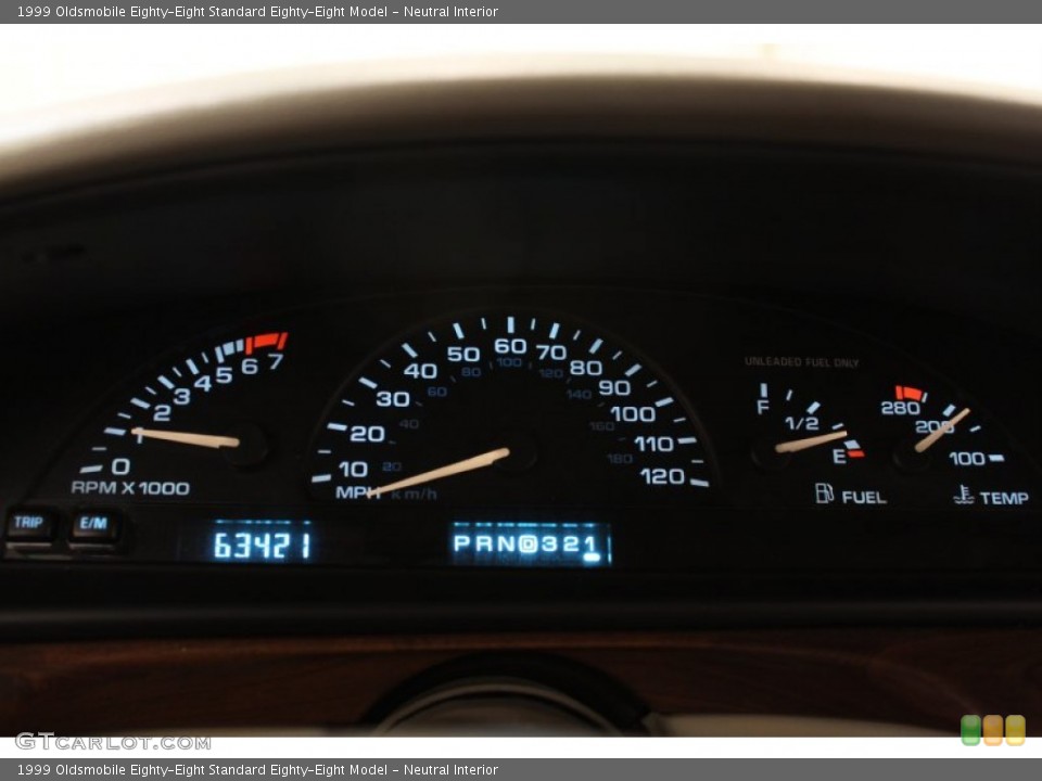 Neutral Interior Gauges for the 1999 Oldsmobile Eighty-Eight  #50261483