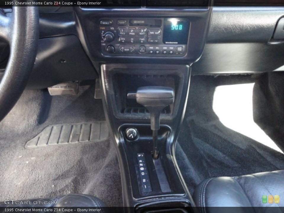 Ebony Interior Transmission for the 1995 Chevrolet Monte Carlo Z34 Coupe #50262056