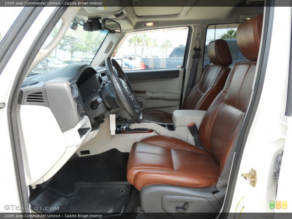 Saddle Brown Interior Photo for the 2006 Jeep Commander Limited #50262434
