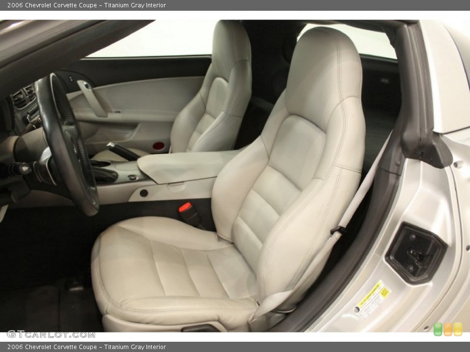Titanium Gray Interior Photo for the 2006 Chevrolet Corvette Coupe #50263766