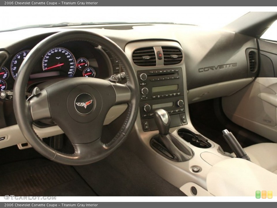 Titanium Gray Interior Dashboard for the 2006 Chevrolet Corvette Coupe #50263772