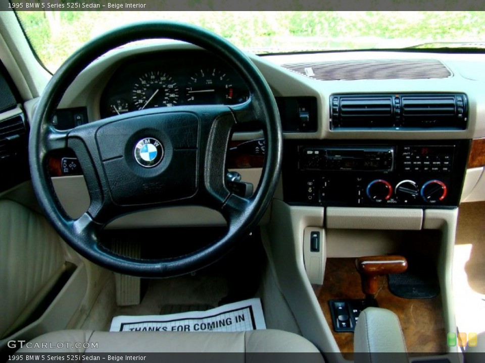 Beige Interior Dashboard for the 1995 BMW 5 Series 525i Sedan #50264090
