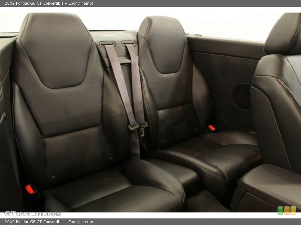 Ebony Interior Photo for the 2009 Pontiac G6 GT Convertible #50264141