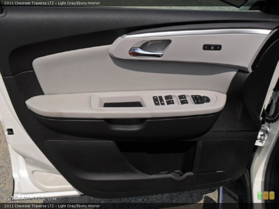 Light Gray/Ebony Interior Door Panel for the 2011 Chevrolet Traverse LTZ #50264255
