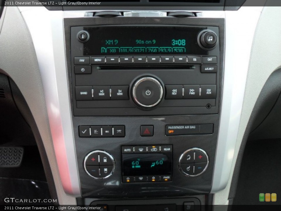Light Gray/Ebony Interior Controls for the 2011 Chevrolet Traverse LTZ #50264273