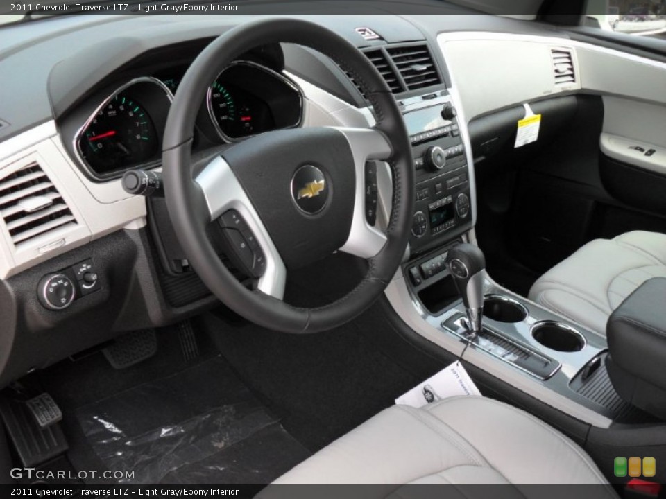 Light Gray/Ebony Interior Prime Interior for the 2011 Chevrolet Traverse LTZ #50264402