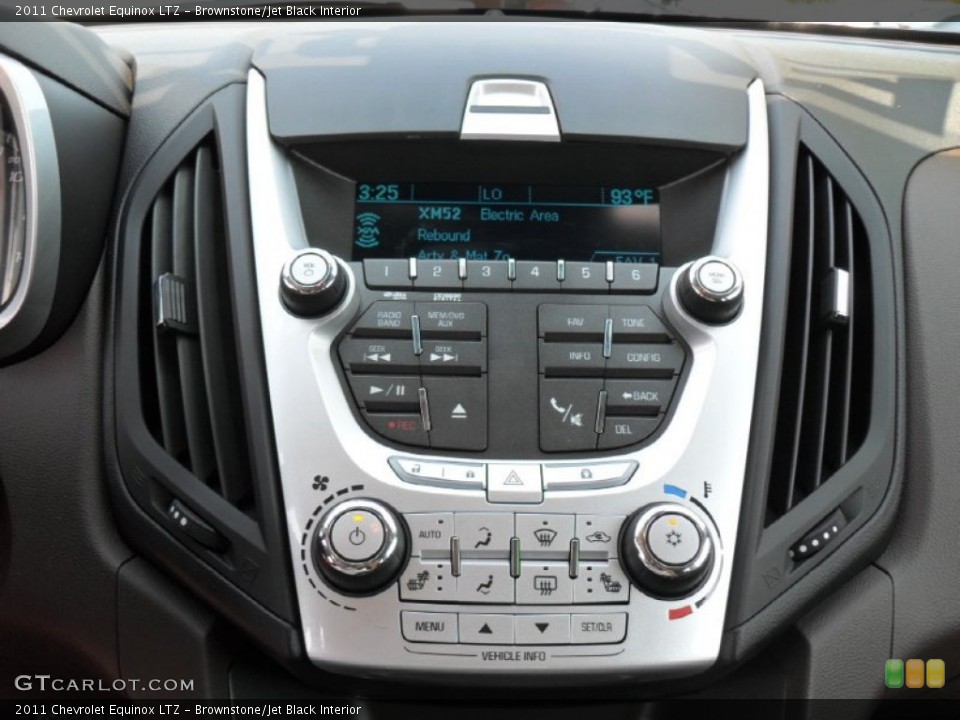 Brownstone/Jet Black Interior Controls for the 2011 Chevrolet Equinox LTZ #50265959