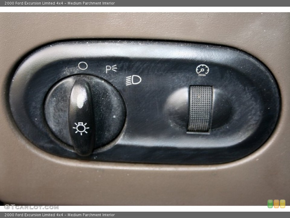 Medium Parchment Interior Controls for the 2000 Ford Excursion Limited 4x4 #50267234