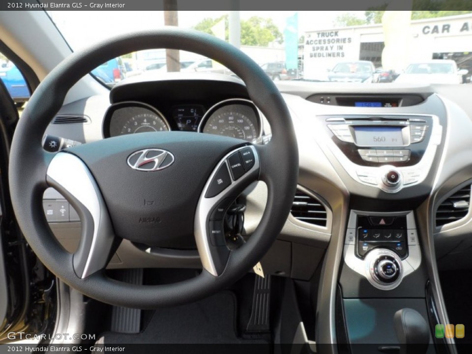 Gray Interior Dashboard for the 2012 Hyundai Elantra GLS #50267405