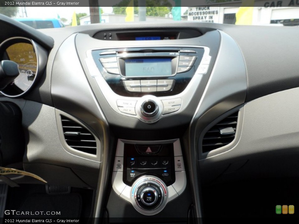 Gray Interior Controls for the 2012 Hyundai Elantra GLS #50267408