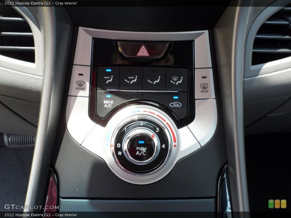 Gray Interior Controls for the 2012 Hyundai Elantra GLS #50267414
