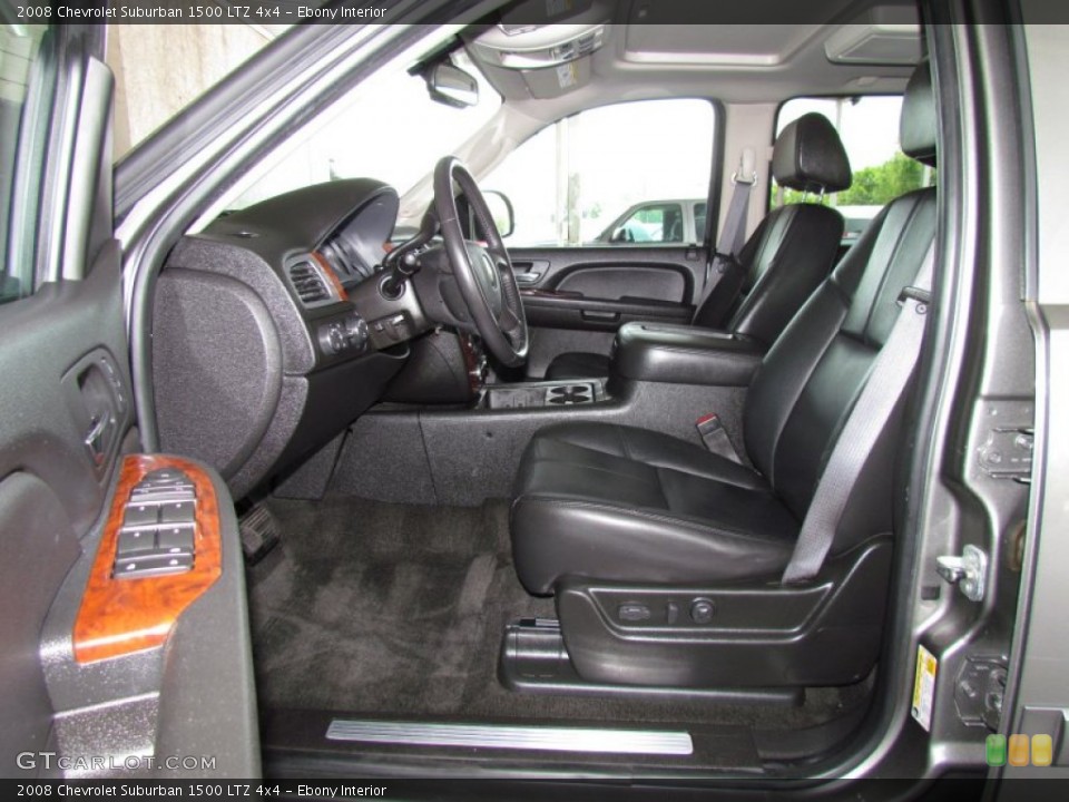 Ebony Interior Photo for the 2008 Chevrolet Suburban 1500 LTZ 4x4 #50269111