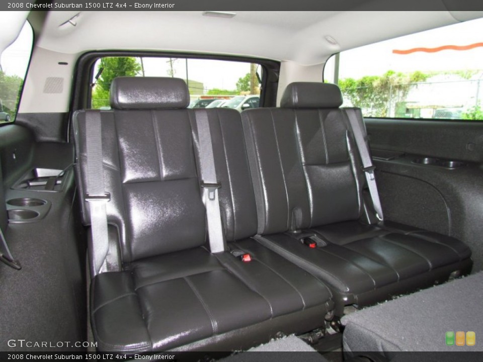 Ebony Interior Photo for the 2008 Chevrolet Suburban 1500 LTZ 4x4 #50269158